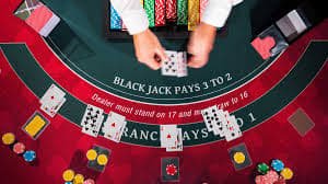 Tampilan antarmuka Free Bet Blackjack di platform koi4d dengan kartu pemain dan dealer